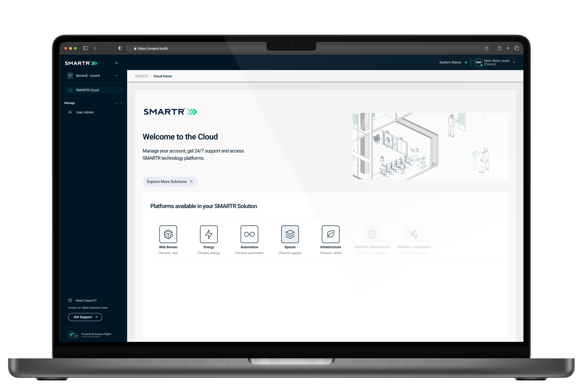 a device mock up of the SMARTR cloud gateway